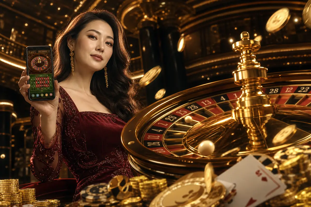 wow808 Casino suasana meja live dealer
